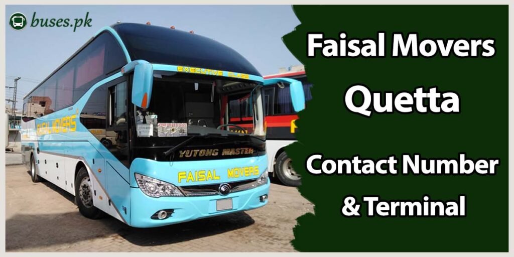 Faisal Movers Quetta Terminal & Contact Number
