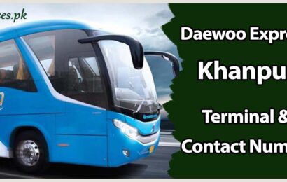 Daewoo Express Khanpur Terminal & Contact Number