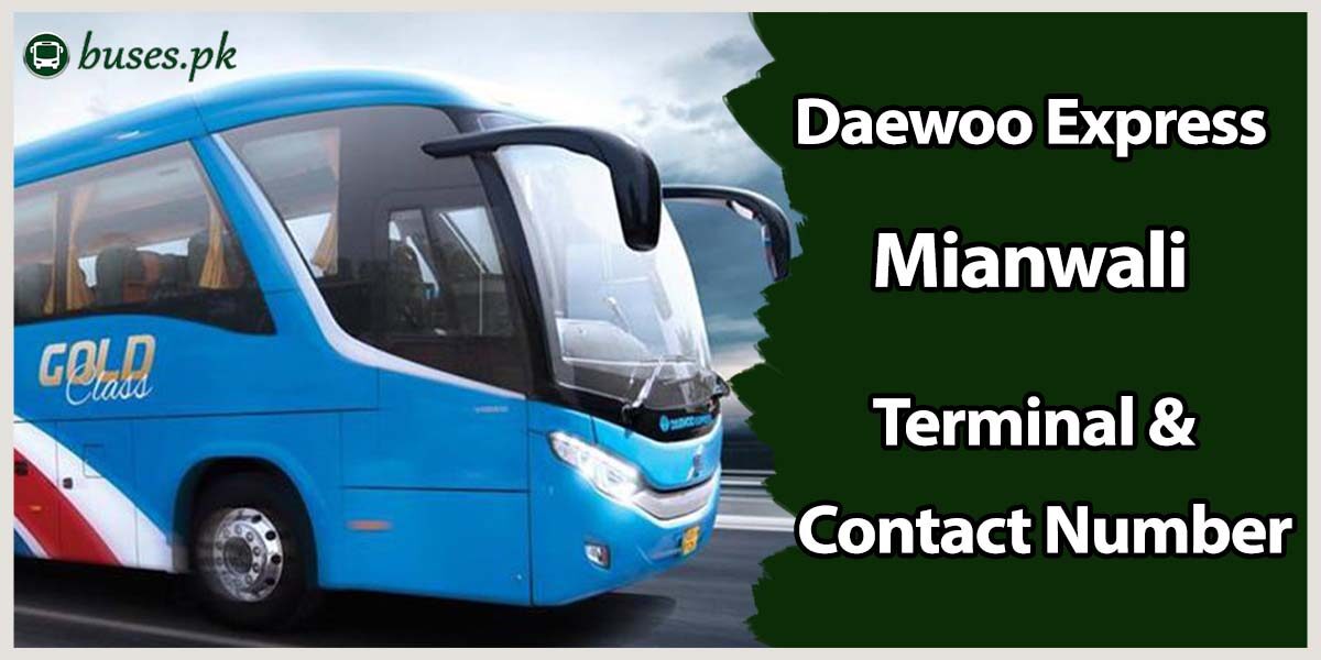Daewoo Express Mianwali Terminal & Contact Number