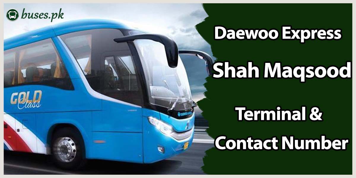 Daewoo Express Shah Maqsood Terminal & Contact Number