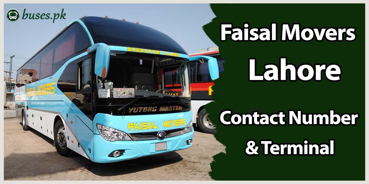 Faisal Movers Lahore Terminal & Contact Number