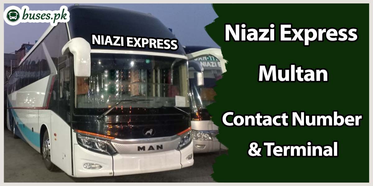 Niazi Express Multan Terminal & Contact Number