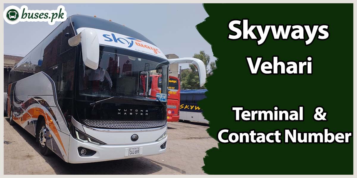 Skyways Vehari Terminal & Contact Number